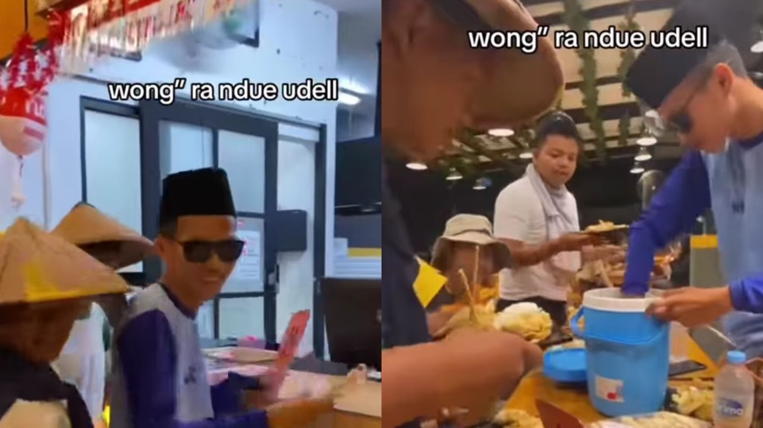 Viral, Sekelompok Pemuda Bikin Geger dengan Gaya Unik Nongkrong di Tempat Makan di Lampung Naik Mobil Pick Up