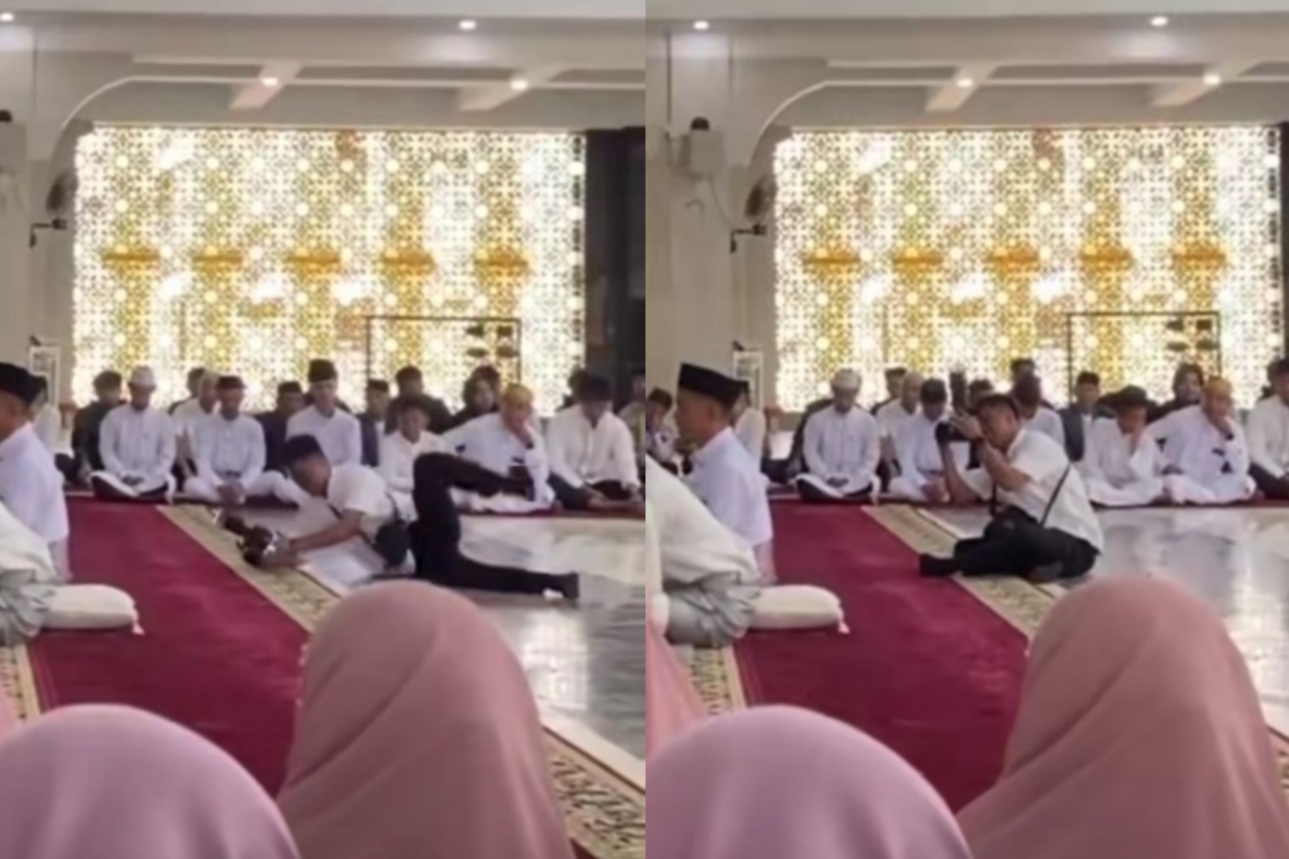 Viral, Fotografer Jatuh saat Abadikan Momen Ijab Kabul, Netizen: Jatuh Tapi Tetap Profesional