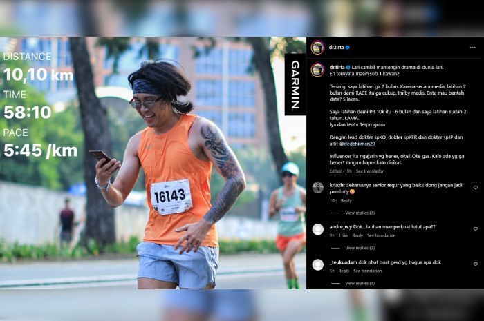 Curhat Dokter Tirta soal Akun Penyebar Hate Speech: “Blokir adalah Solusi”