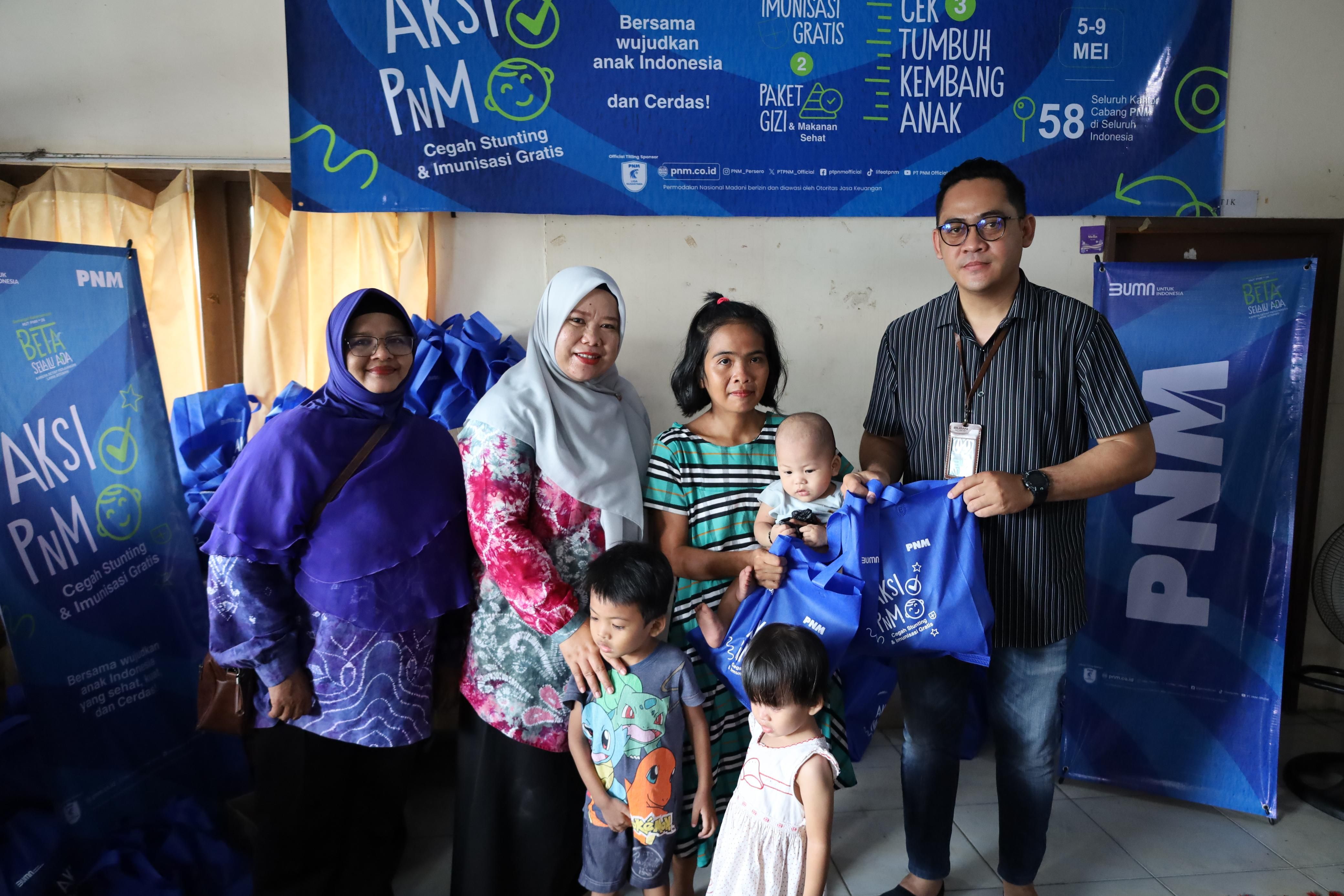 PNM Gelar Aksi Pencegahan Stunting dan Imunisasi Gratis di Seluruh Indonesia