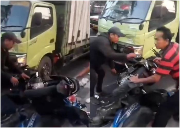 Polisi Cari Pemotor yang Kabur Saat Kecelakaan Truk di Lenteng Agung