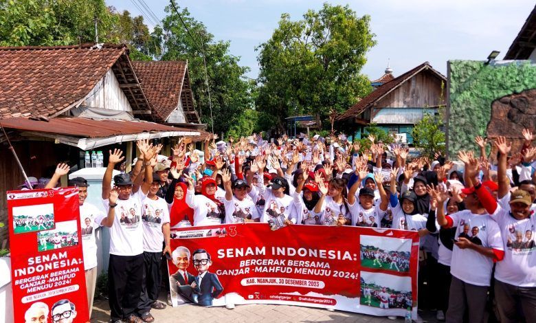 Dukungan Warga Nganjuk untuk Ganjar Pranowo, Yakin Pasangan Nomor 3 Membawa Perubahan Positif