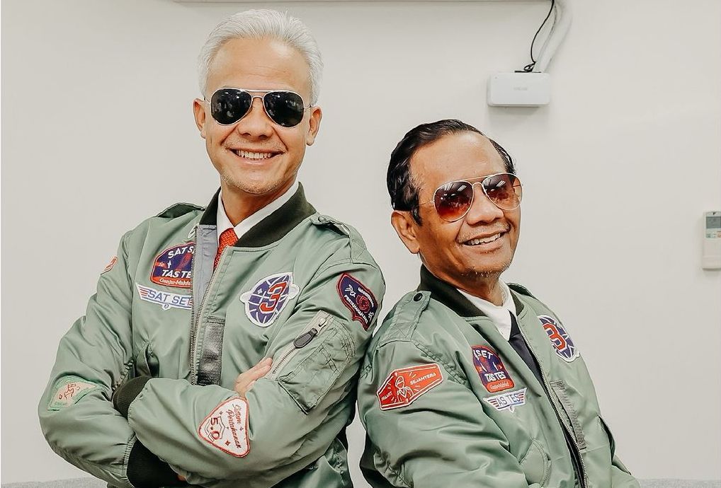 Ganjar-Mahfud MD Dandan Ala Top Gun saat Debat Capres Ketiga di JCC