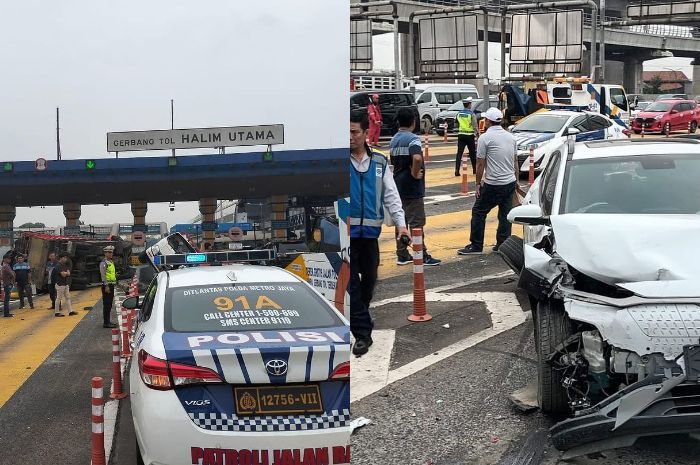 Kecelakaan Beruntun di Gerbang Tol Halim Utama Diduga Libatkan 5 Kendaraan