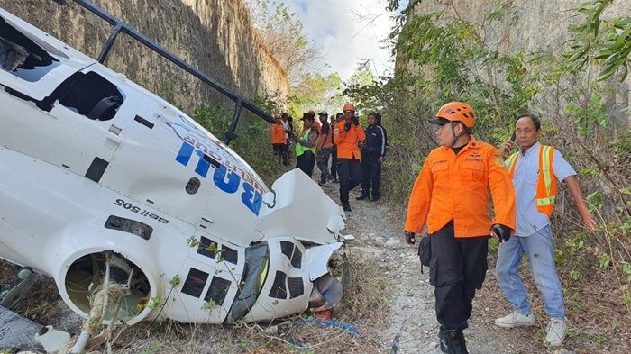 Begini Kronologi Jatuhnya Heli Wisata di Bali Diduga Akibat Tali Layangan
