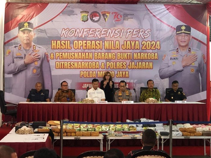 Cegah Penyimpangan, Polda Metro Langsung Musnahkan Narkoba Hasil Operasi Nila 2024
