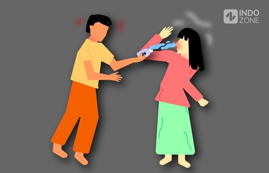 Sakit Hati, Pria di Jakpus Guyur Mantan Istri Siri Sekaligus Kekasihnya Pakai Air Keras
