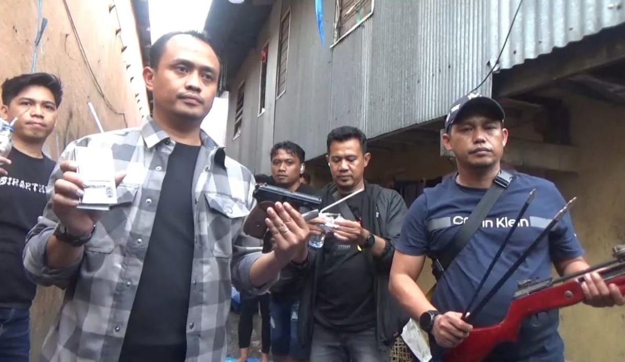 Polisi Bongkar Kampung Narkoba dan Jasa Penyewaan Sabu di Makassar
