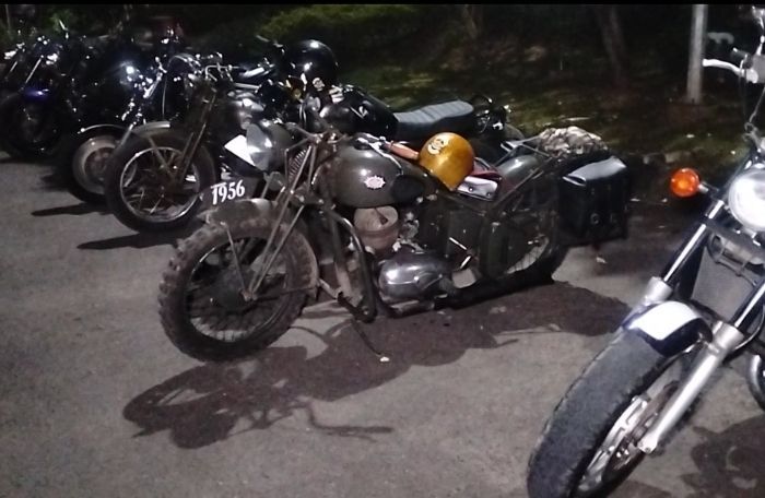 Intip Halal Bi Halal Ala Komunitas Motor Antik Eropa dan Amerika di Cikarang
