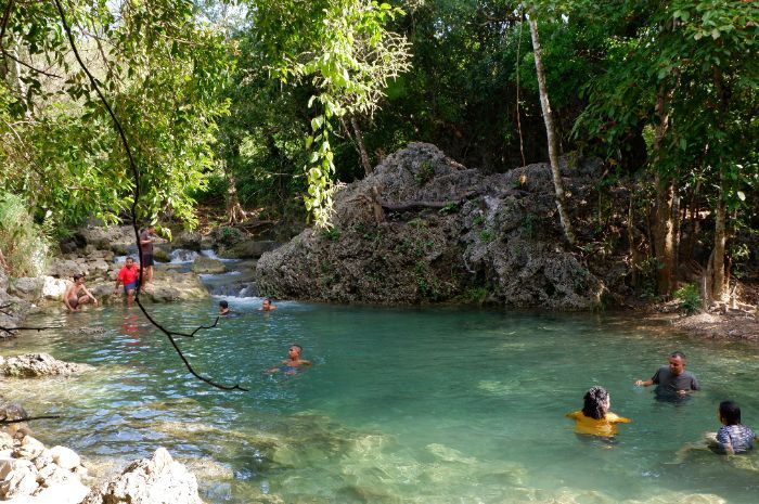 Usai Viral, Kolam Alami Lihu Nunu di Kupang Ramai Didatangi Warga