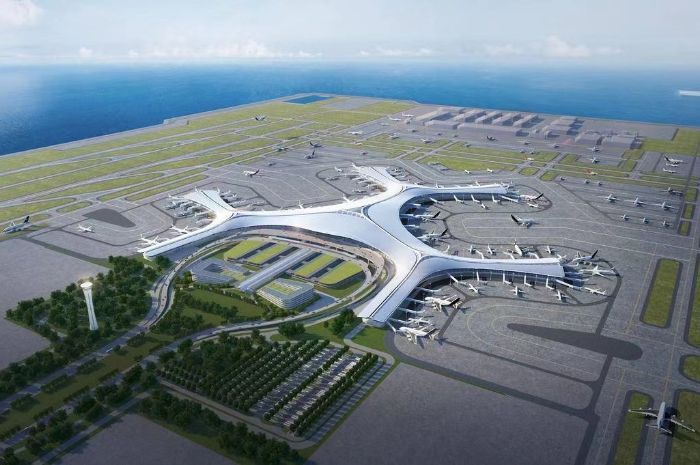 China Bangun Bandara Pulau Buatan Terbesar di Dunia