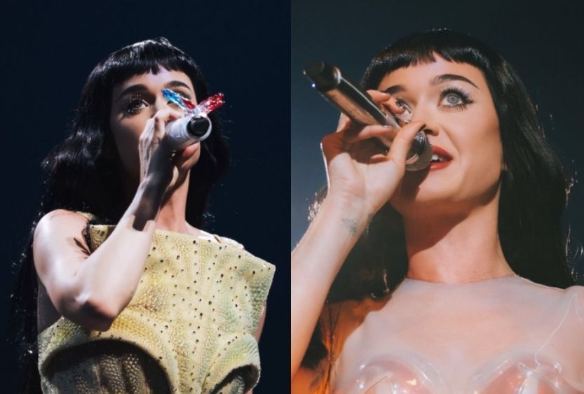 Katy Perry Nyaris Jatuh dari Alat Peraga Kupu-Kupu saat Konser di San Francisco