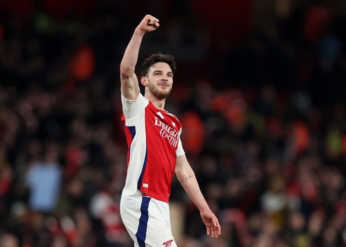 Bantai Manchester City, Declan Rice Kirim Peringatan ke Liverpool soal Perebutan Gelar Juara Liga Inggris