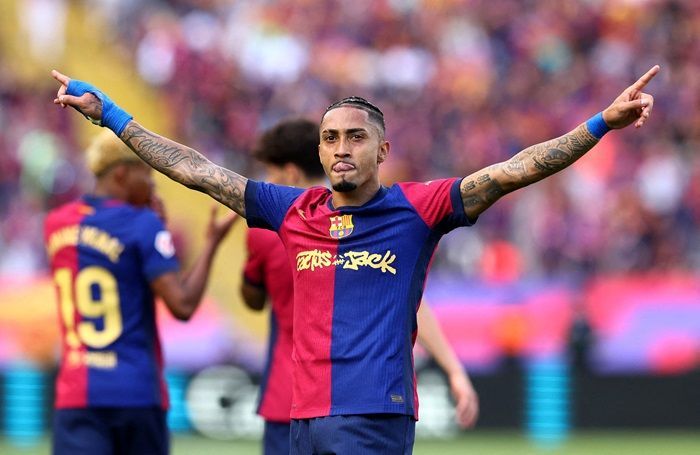 Raphinha Cedera Hamstring 5 Pekan, Barcelona Kehilangan Pilar di Momen Krusial